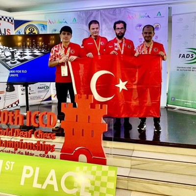 İşitme Engelliler Satranç Millî Takımı Dünya Şampiyonu Oldu