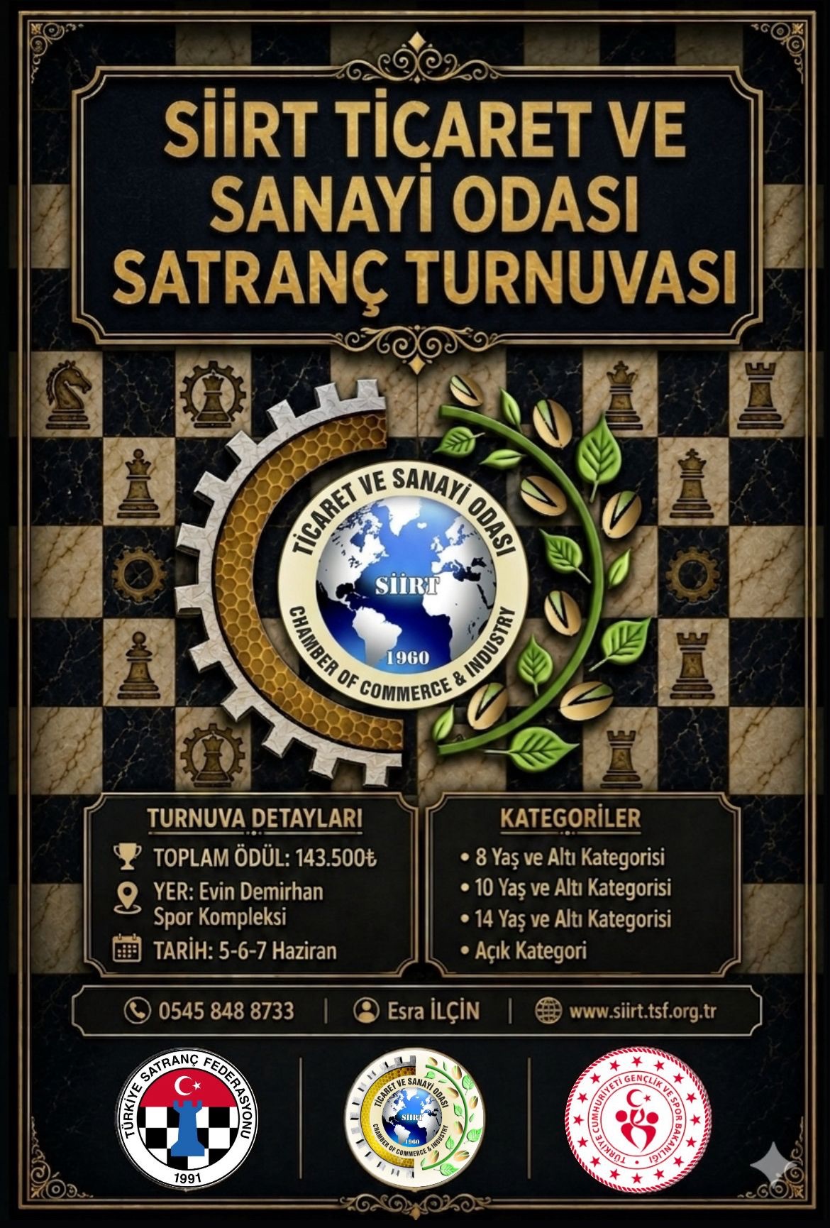 Siirt Ticaret ve Sanayi Odası Satranç Turnuvası