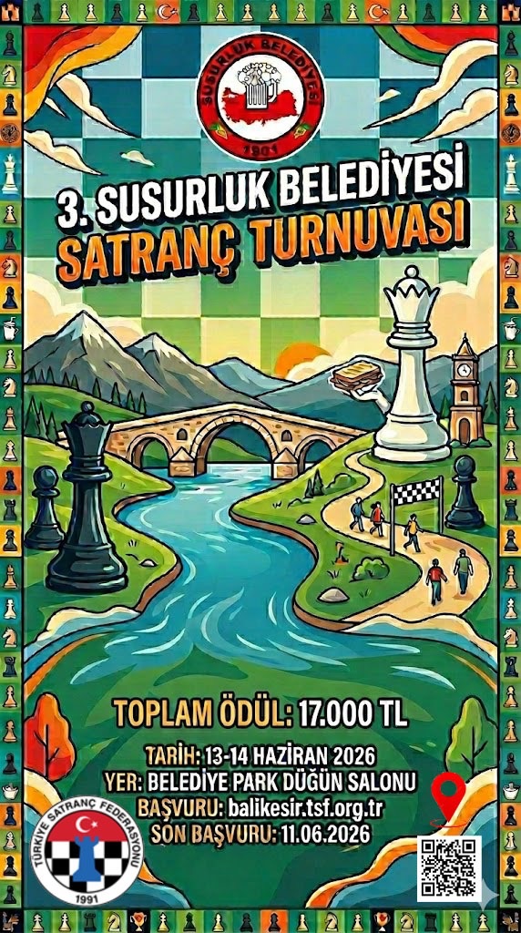 Susurluk Belediyesi Satranç Turnuvası
