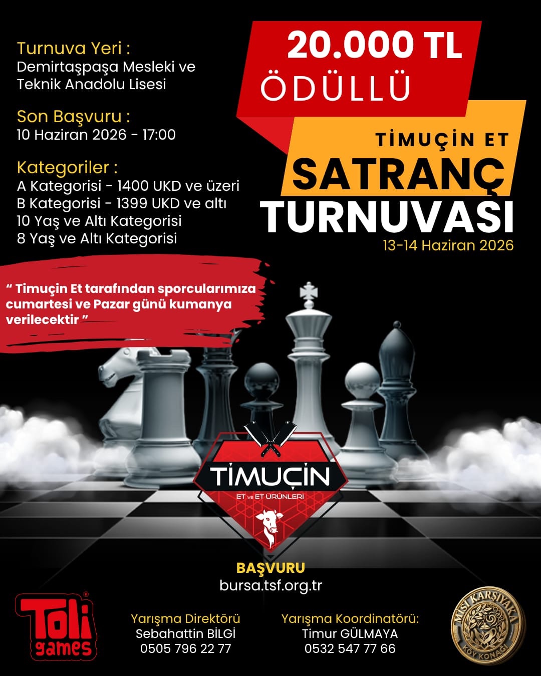 Timuçin Et Haziran Satranç Turnuvası