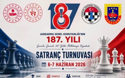 2026 Uşak Jandarma Genel Komutanlığı'nın 187.Yılı Satranç Turnuvası