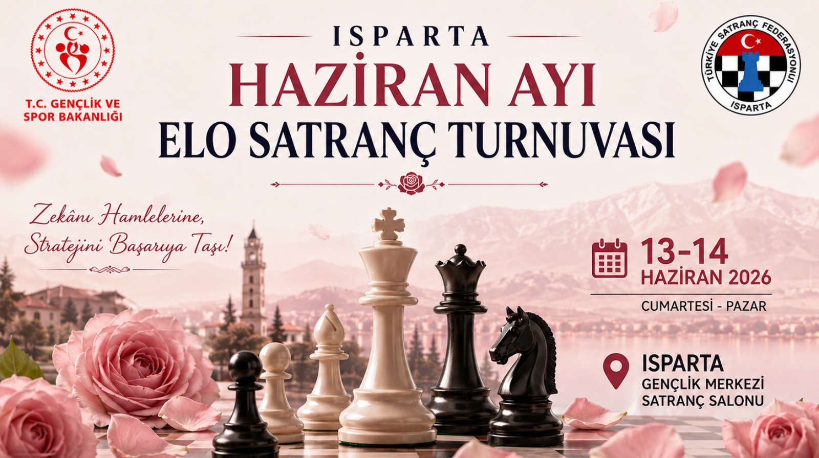 Isparta Haziran Ayı Elo Satranç Turnuvası