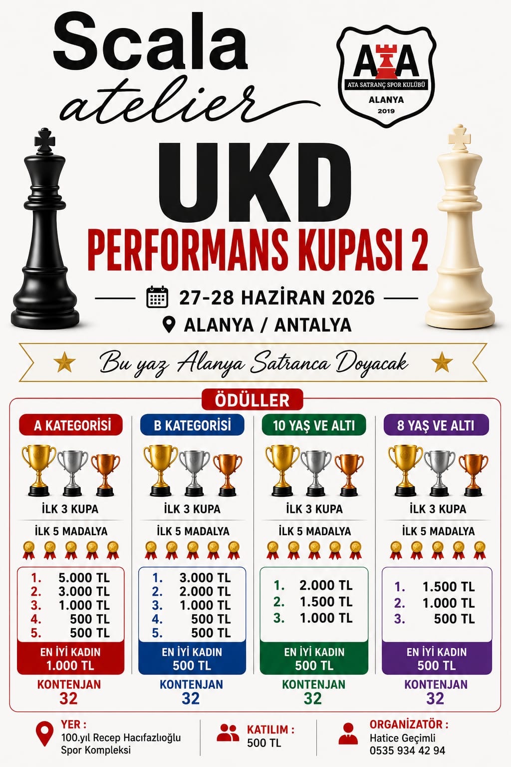 Scala Atelier 2. Ukd Performans Satranç Turnuvası