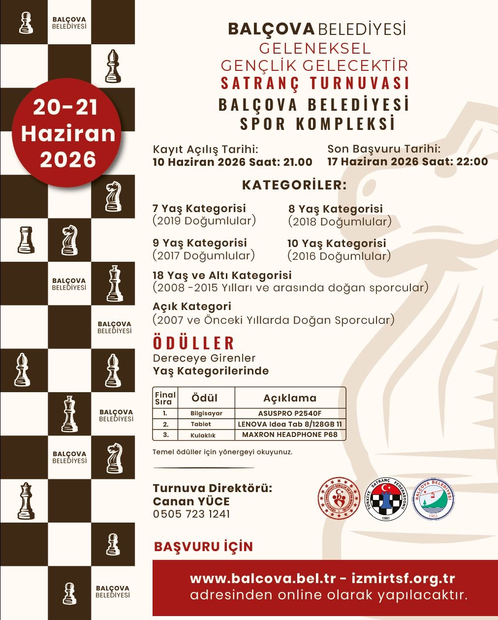 Balçova Belediyesi Geleneksel Gençlik Gelecektir Satranç Turnuvası