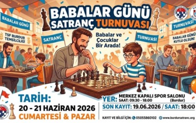 Burdur Babalar Günü Satranç Turnuvası