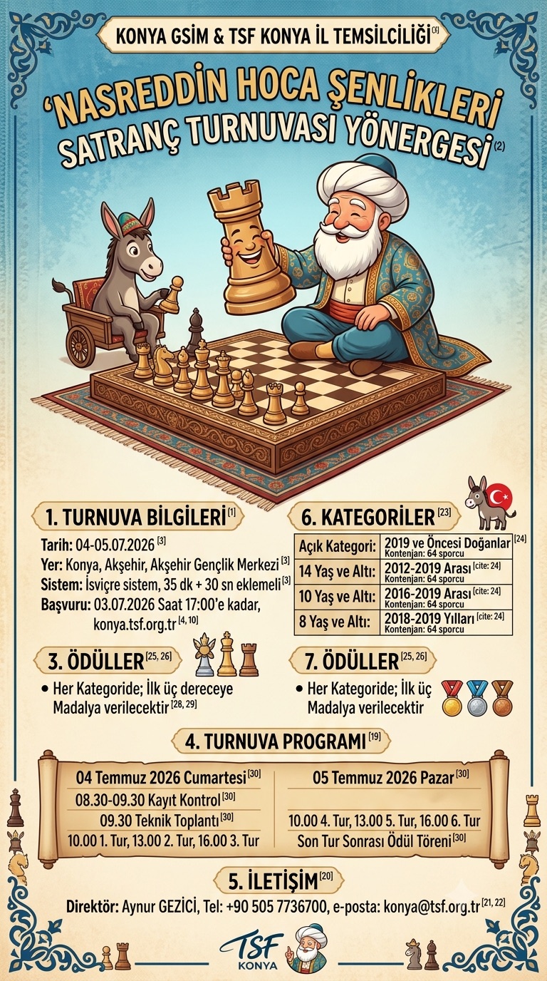 Nasreddin Hoca Şenlikleri Satranç Turnuvası