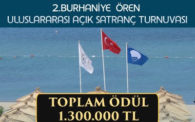 2. Burhaniye Ören Uluslararası Açık Satranç Turnuvası