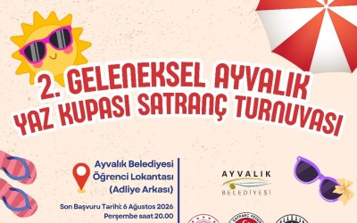 2. Geleneksel Ayvalık Yaz Kupası Satranç Turnuvası