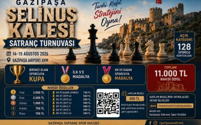Gazipaşa Selinus Kalesi Satranç Turnuvası