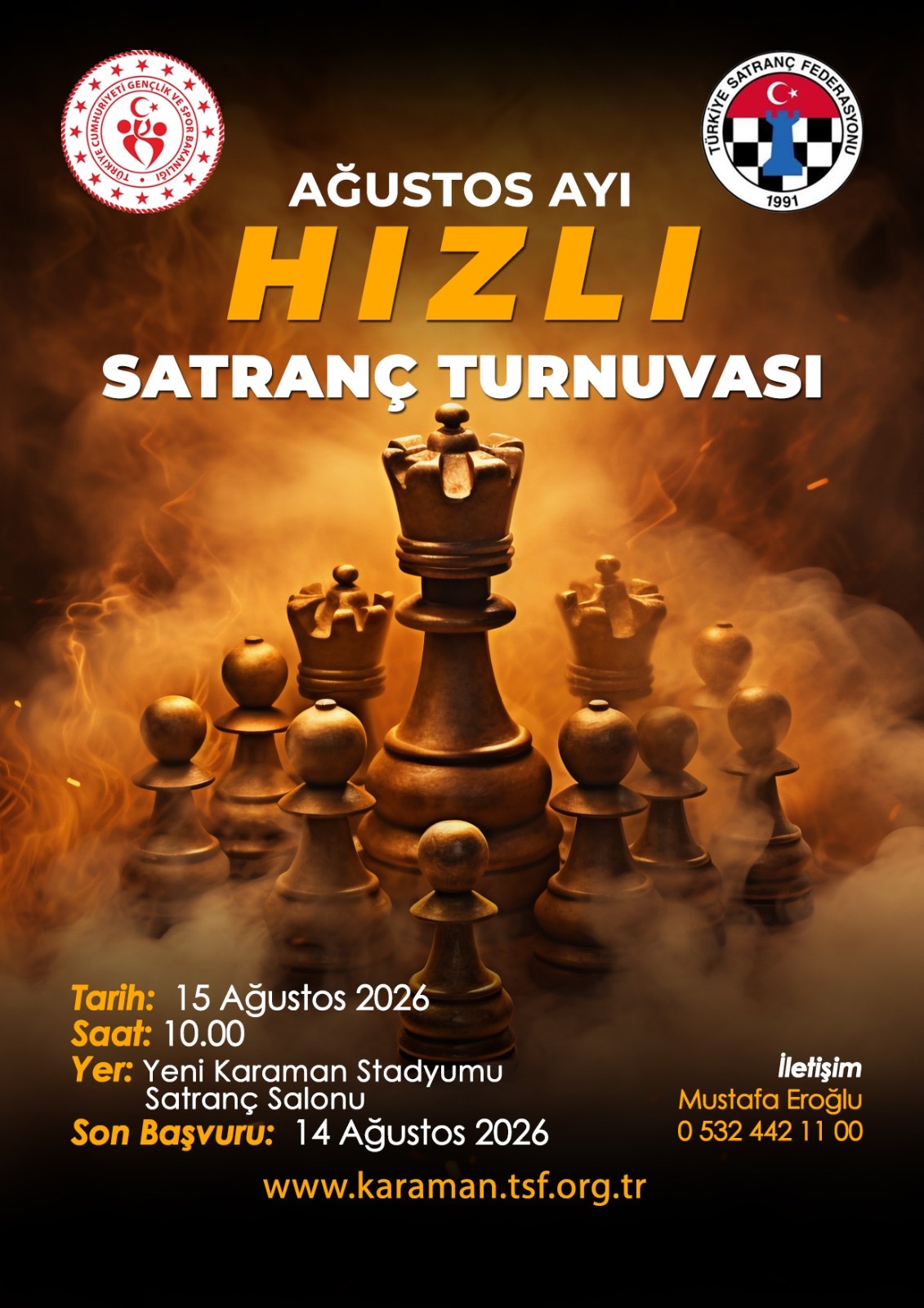Ağustos Ayı Hızlı Satranç Turnuvası