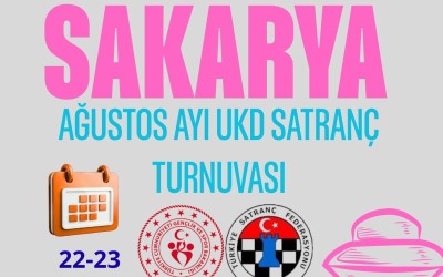 Sakarya Ağustos Ayı UKD Satranç Turnuvası