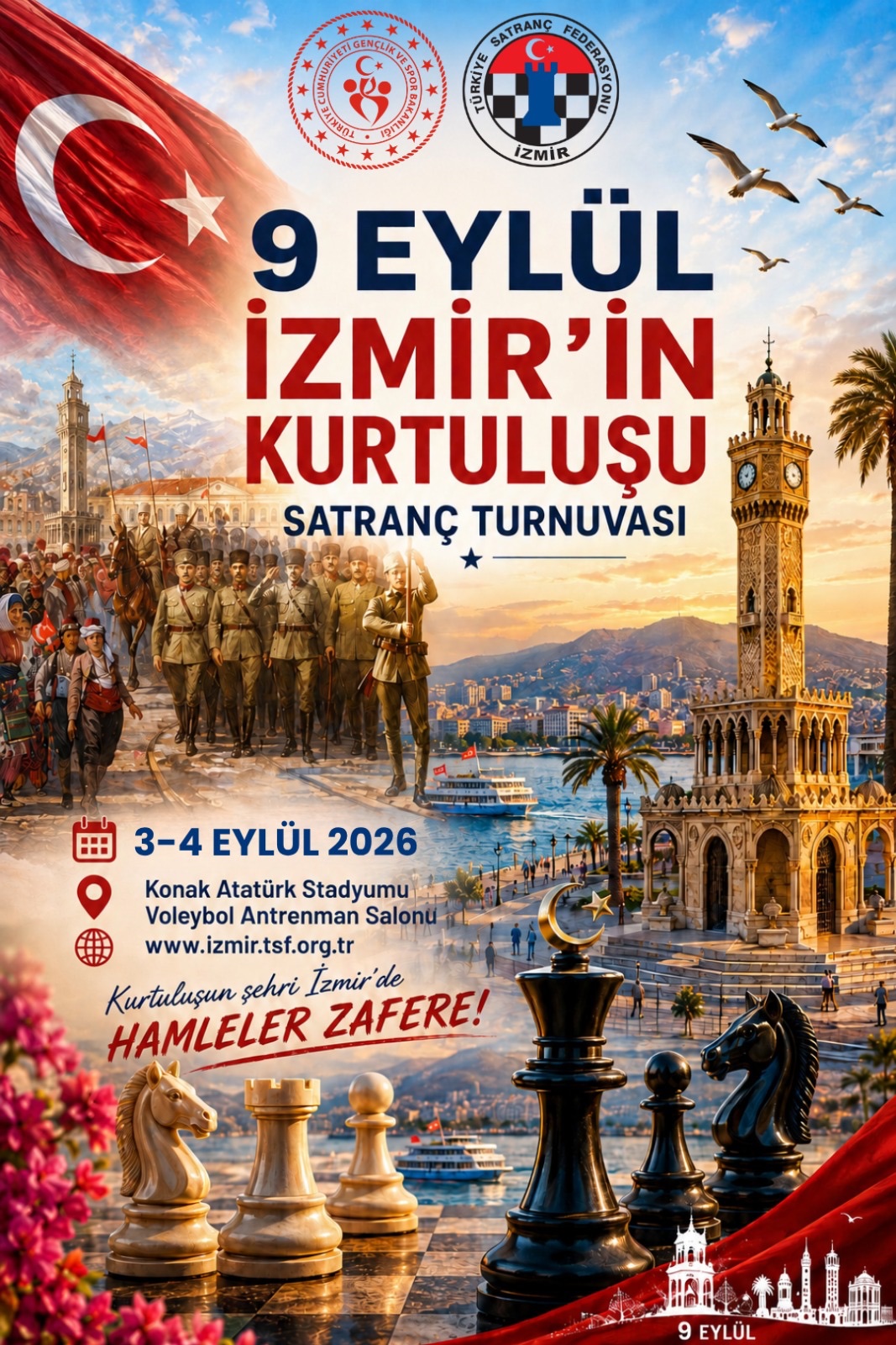 9 Eylül İzmir'in Kurtuluşu Satranç Turnuvası