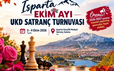 Isparta Ekim Ayı UKD Satranç Turnuvası