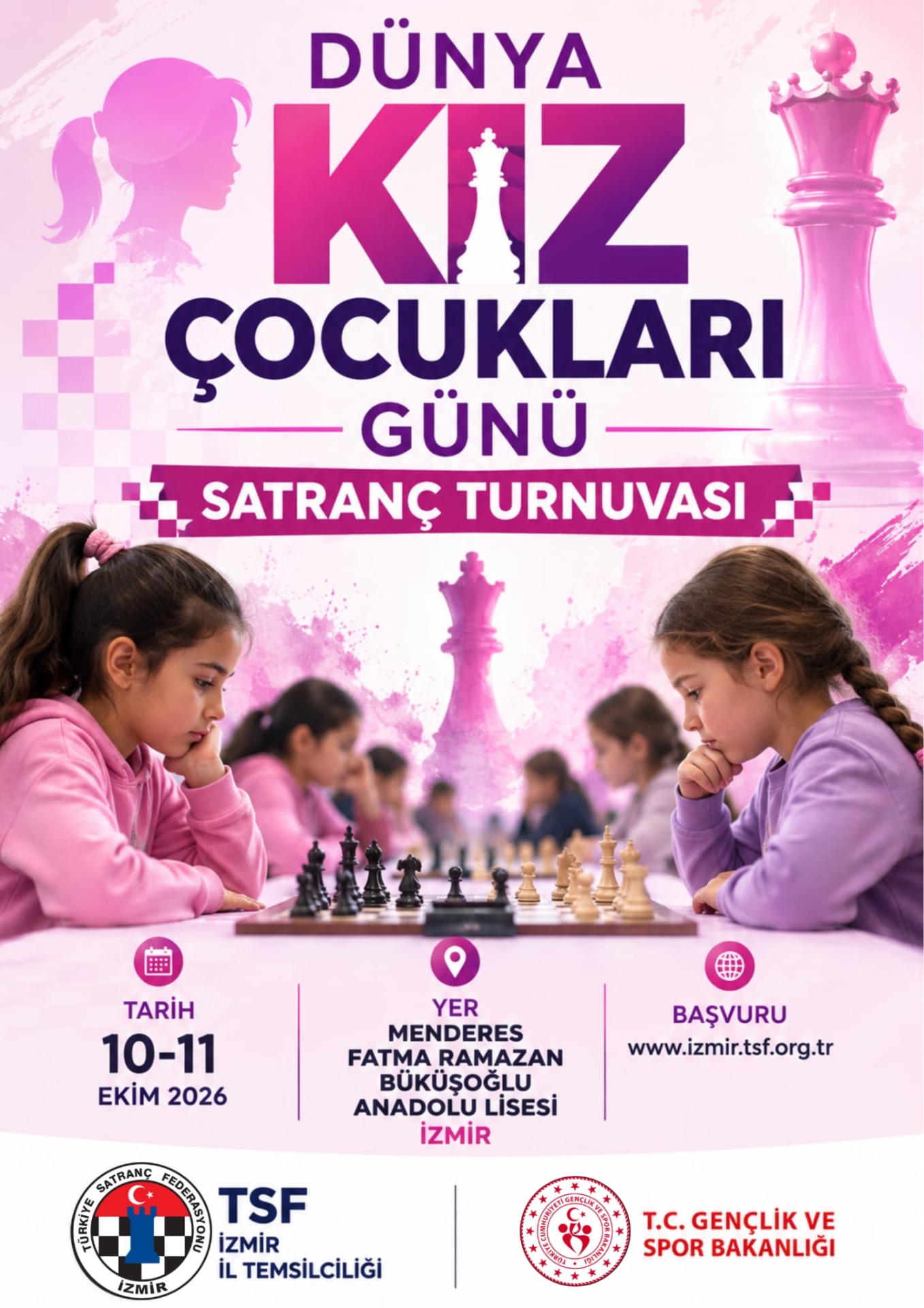Dünya Kız Çocukları Günü Satranç Turnuvası