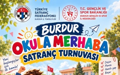 Burdur Okula Merhaba Satranç Turnuvası