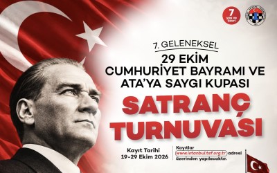 Beylikdüzü Belediyesi 7. Geleneksel 29 Ekim Cumhuriyet Bayramı ve Ata'ya Saygı Kupası Satranç Turnuvası
