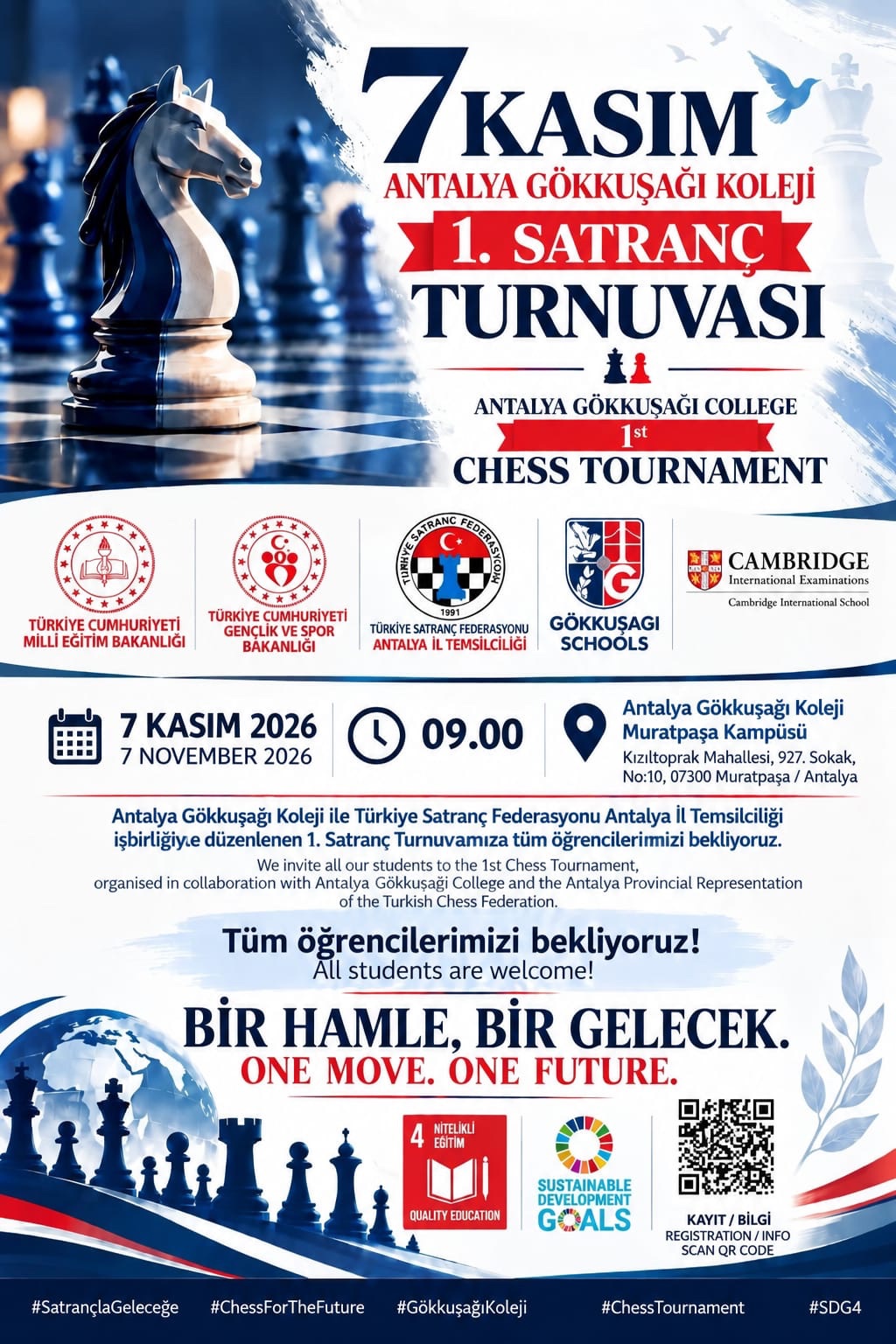 Gökkuşağı Koleji Hızlı Satranç Turnuvası